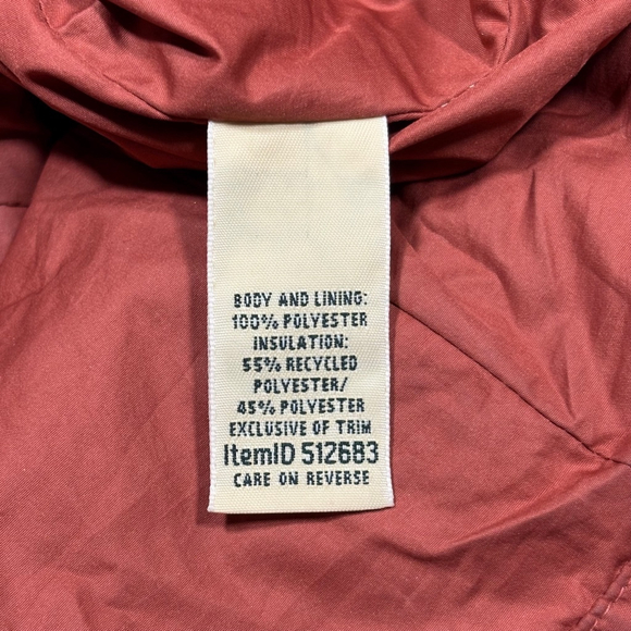 L.L. Bean Short Sleeved‎ Puffer Vest Jacket Size Small - Picture 5 of 6